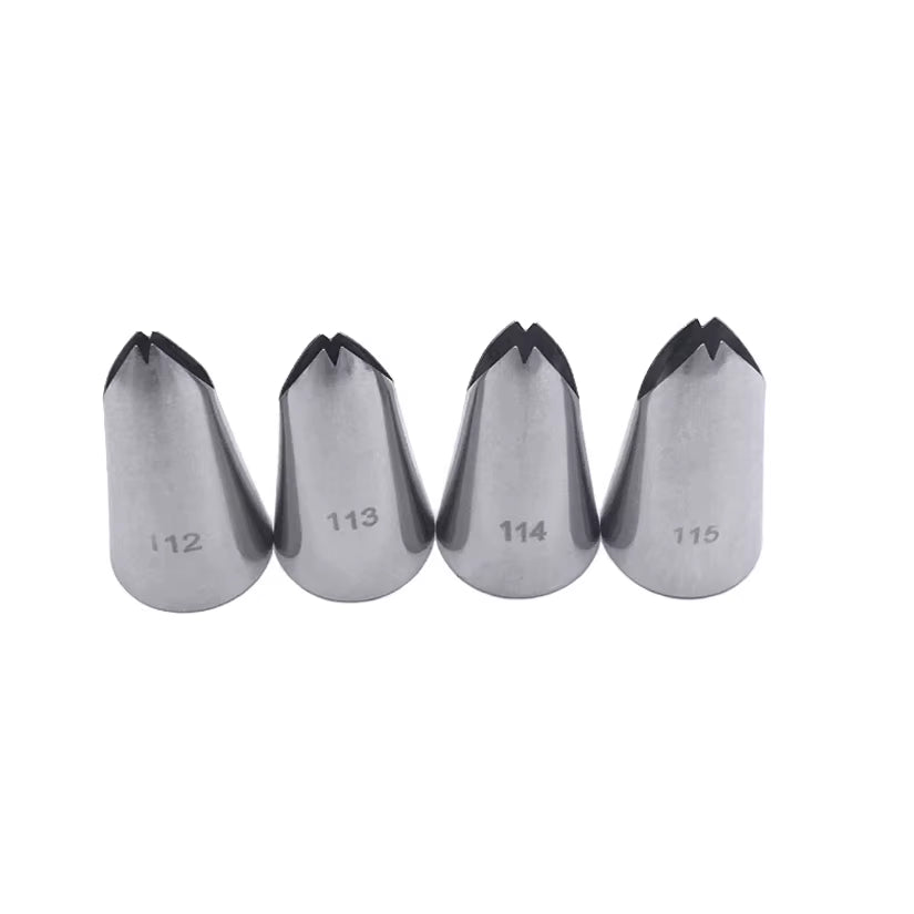 Medium Leaf Tips Stainless Steel Icing Piping Nozzles Cake Decorating Pastry Tip Sets Cupcake Tools