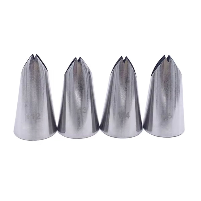 Medium Leaf Tips Stainless Steel Icing Piping Nozzles Cake Decorating Pastry Tip Sets Cupcake Tools