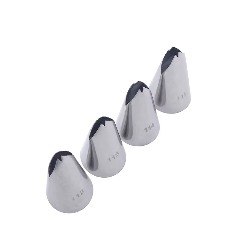 Medium Leaf Tips Stainless Steel Icing Piping Nozzles Cake Decorating Pastry Tip Sets Cupcake Tools