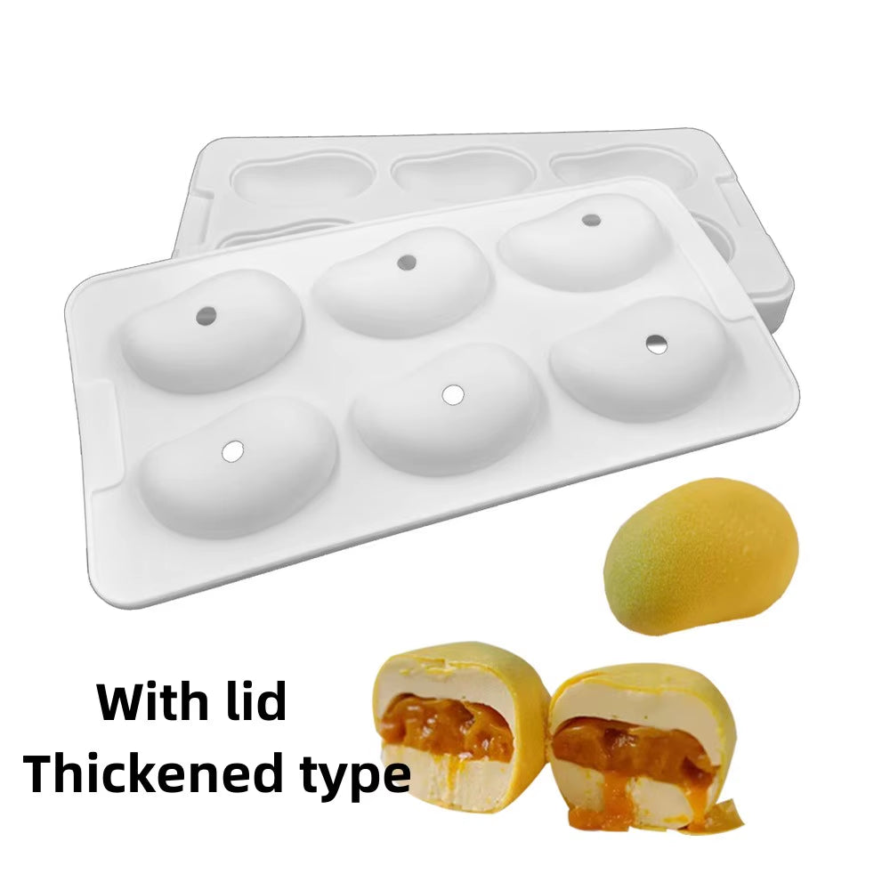 French Dessert Cake Decorating Tools 3D Lemon Shape Fruit Silicone Mold Brownies Cake Mousse Cake Moulds Pastry Baking Tools