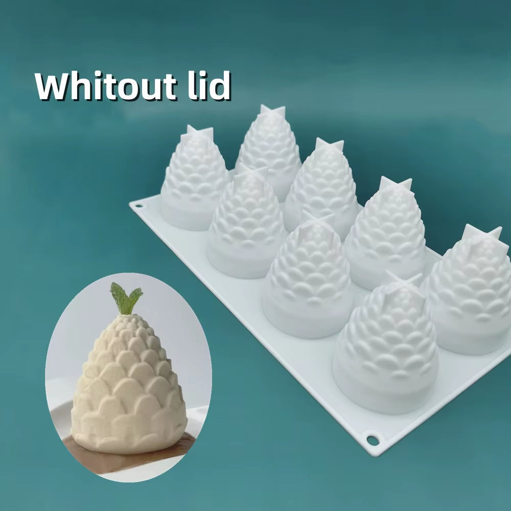 French Dessert Cake Decorating Tools 3D Lemon Shape Fruit Silicone Mold Brownies Cake Mousse Cake Moulds Pastry Baking Tools