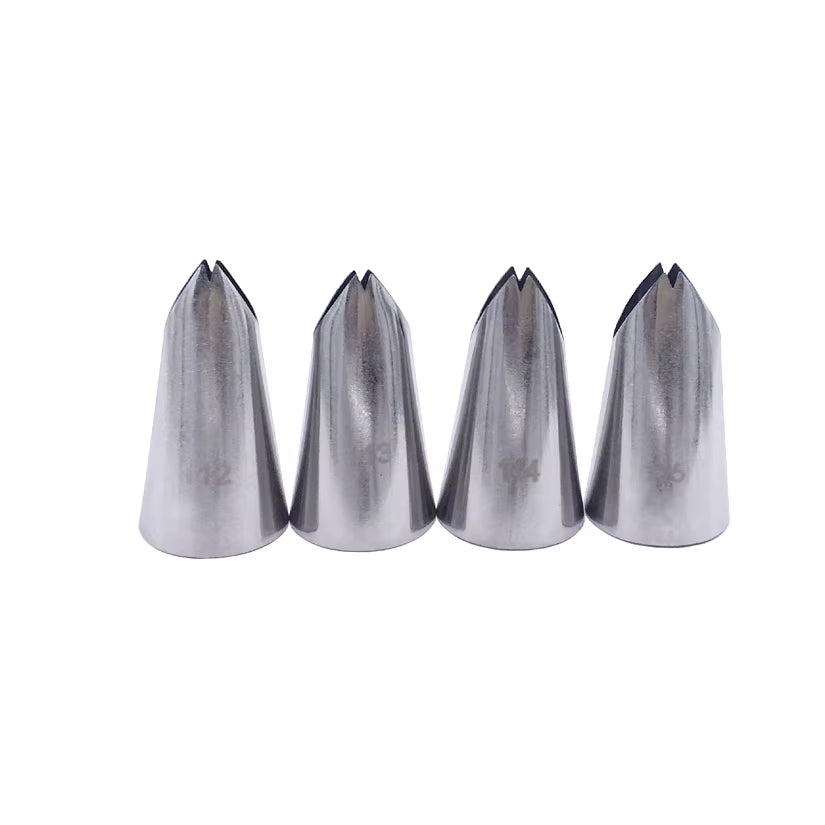 Medium Leaf Tips Stainless Steel Icing Piping Nozzles Cake Decorating Pastry Tip Sets Cupcake Tools