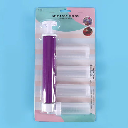 Manual Airbrush for Decorating Cake DIY Baking Cake Airbrush Pump Decorating Tools Cake Spray Tube for Cupcake Cookies Desserts