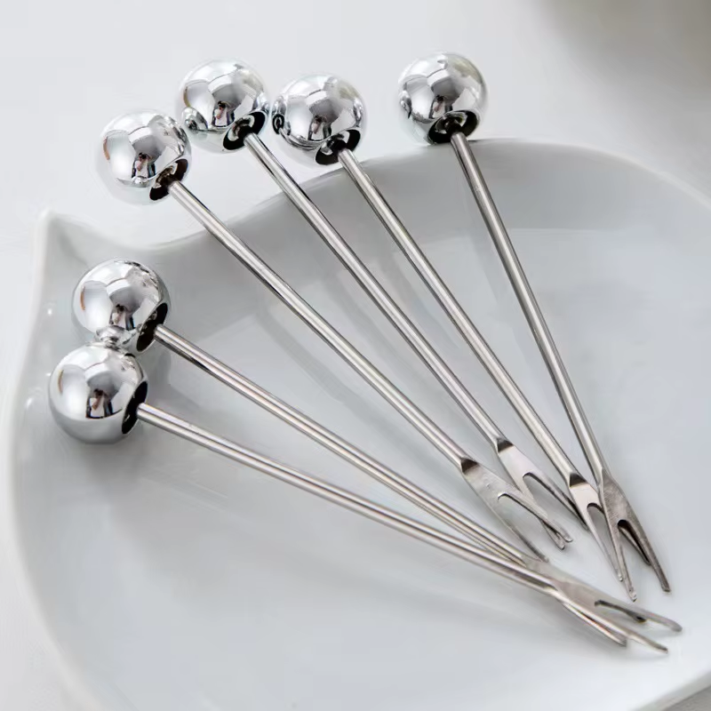 Dessert Forks with Storage Bear