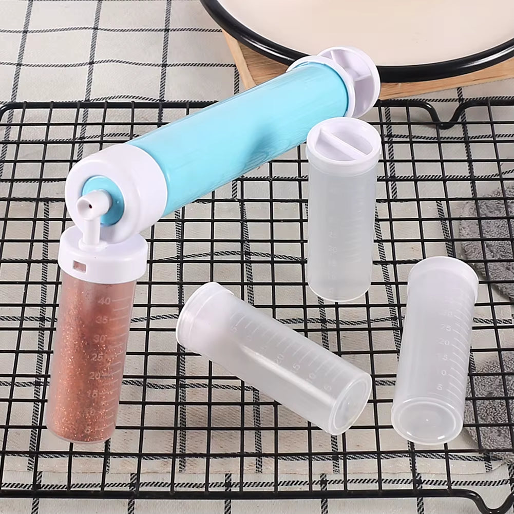 Manual Airbrush for Decorating Cake DIY Baking Cake Airbrush Pump Decorating Tools Cake Spray Tube for Cupcake Cookies Desserts