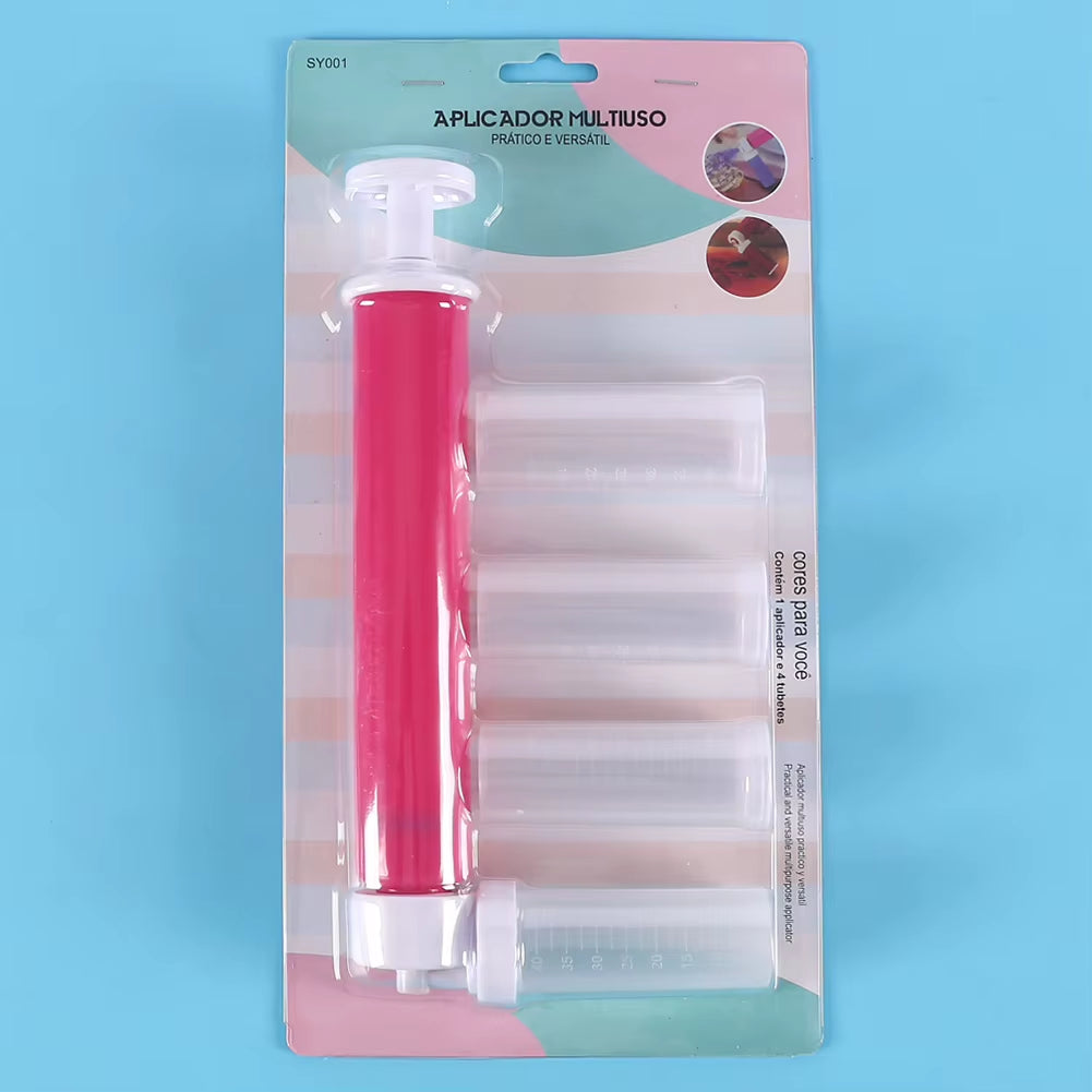 Manual Airbrush for Decorating Cake DIY Baking Cake Airbrush Pump Decorating Tools Cake Spray Tube for Cupcake Cookies Desserts