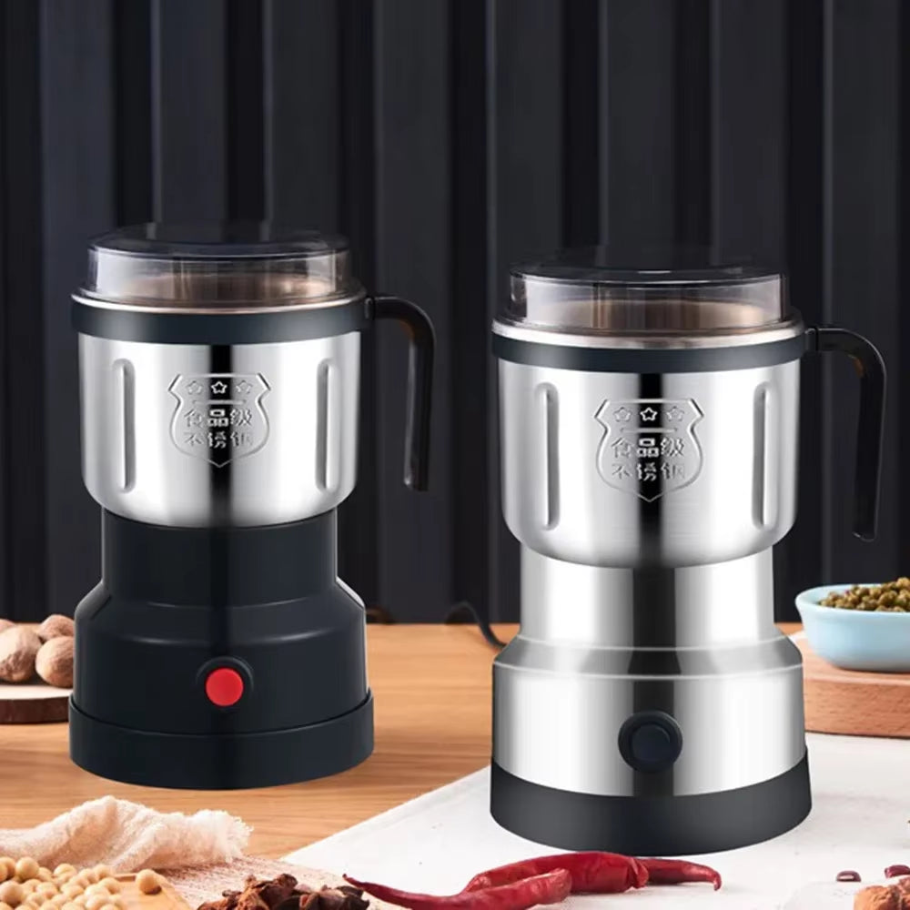 Electric Coffee Bean Grinder,300W Powerful Spice Grinder, Household Grinder for Herbs, Nuts, Grains