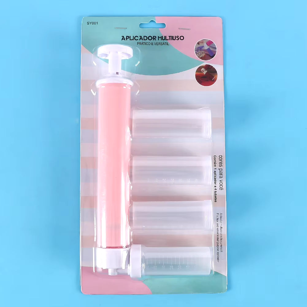 Manual Airbrush for Decorating Cake DIY Baking Cake Airbrush Pump Decorating Tools Cake Spray Tube for Cupcake Cookies Desserts
