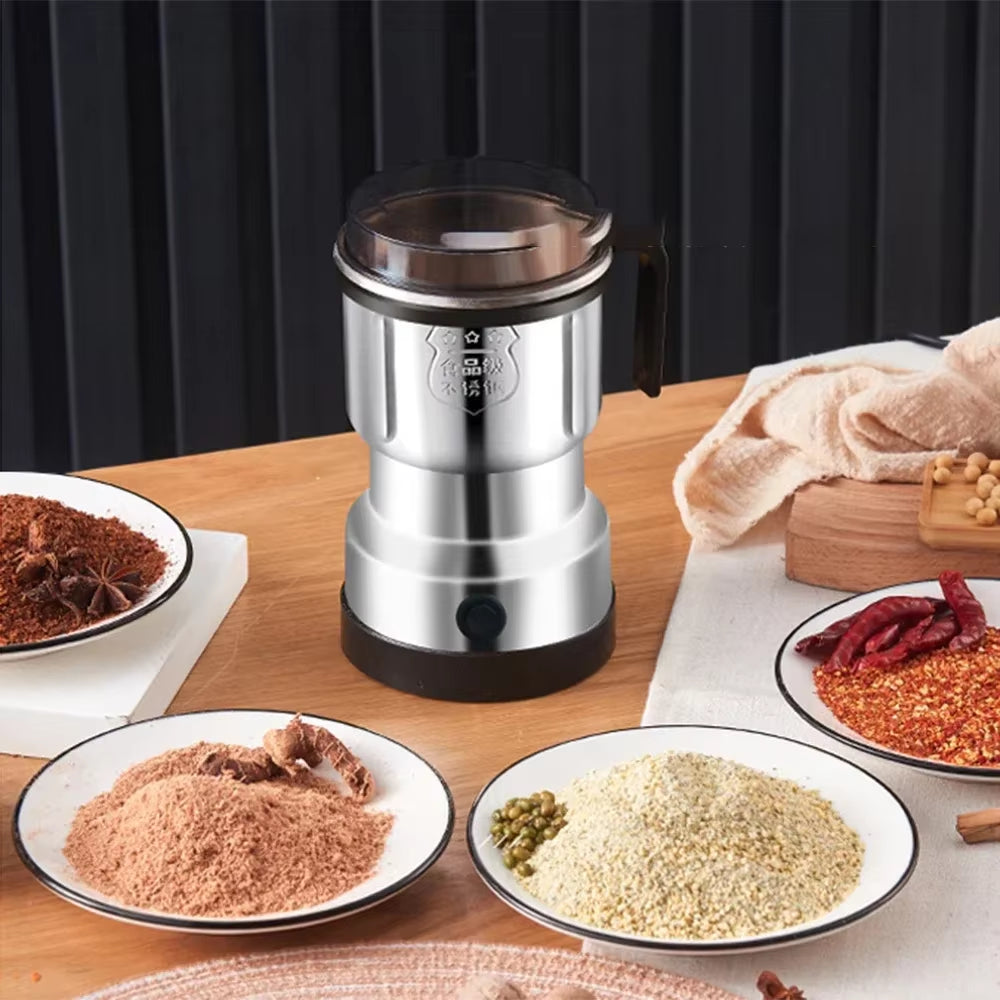 Electric Coffee Bean Grinder,300W Powerful Spice Grinder, Household Grinder for Herbs, Nuts, Grains