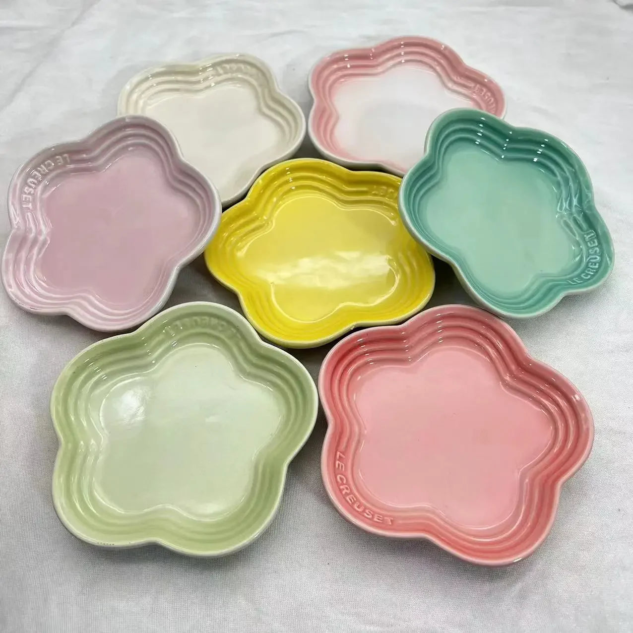 Ceremic Blossom Cake Plate