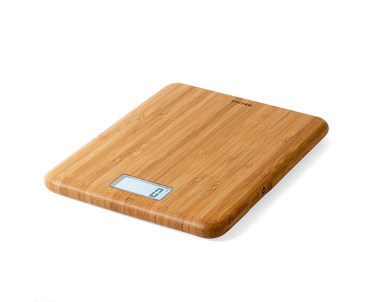 Eco Bamboo Wood Digital Digital Electronic Weight Cooking Scale Set