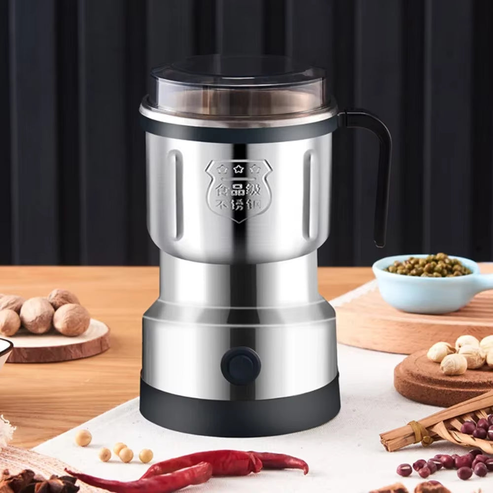 Electric Coffee Bean Grinder,300W Powerful Spice Grinder, Household Grinder for Herbs, Nuts, Grains