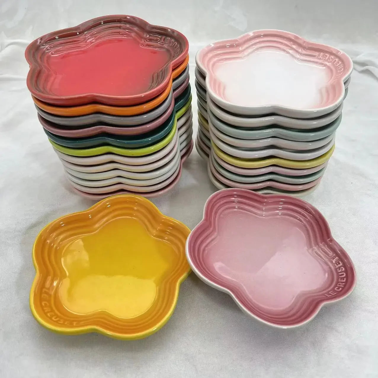 Ceremic Blossom Cake Plate
