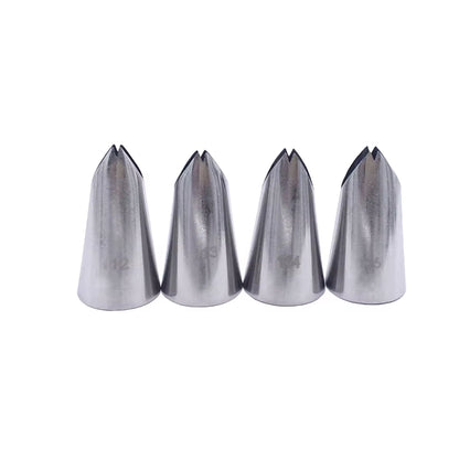 Medium Leaf Tips Stainless Steel Icing Piping Nozzles Cake Decorating Pastry Tip Sets Cupcake Tools