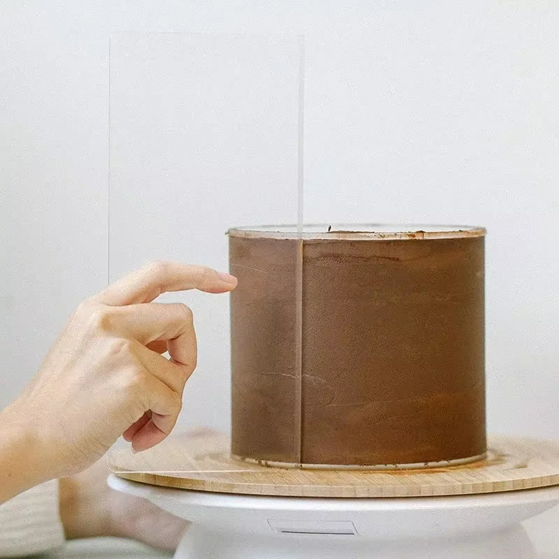 Transparent Cream Scraper Cake Making Scraper Rectangular Acrylic Cake Baking Tool Cake Decorating Tools Kitchen Tools