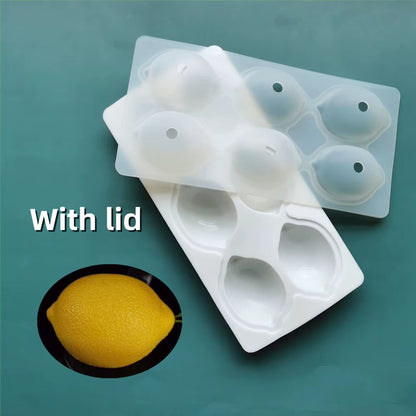 French Dessert Cake Decorating Tools 3D Lemon Shape Fruit Silicone Mold Brownies Cake Mousse Cake Moulds Pastry Baking Tools