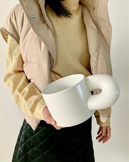 Handmade Chubby Hug Mug